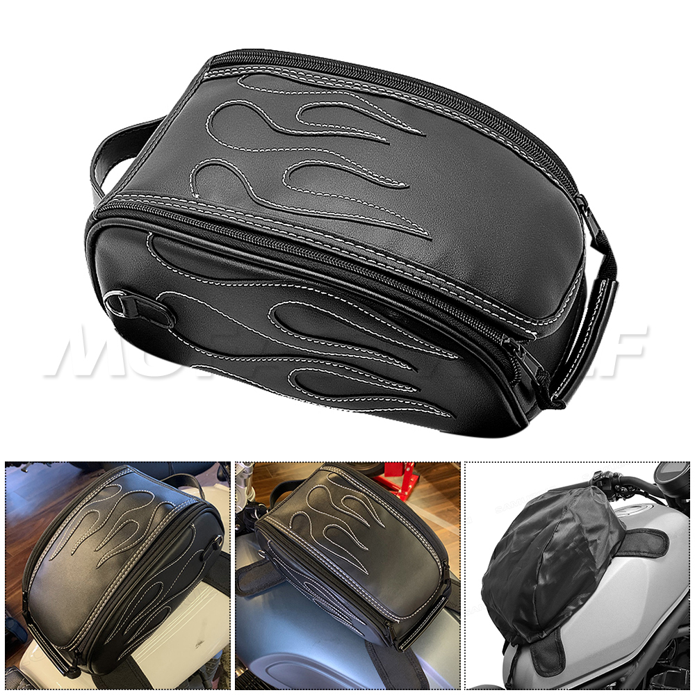 Magnetic Tank Bag - Black Oil Fuel Tank Bag Magnetic