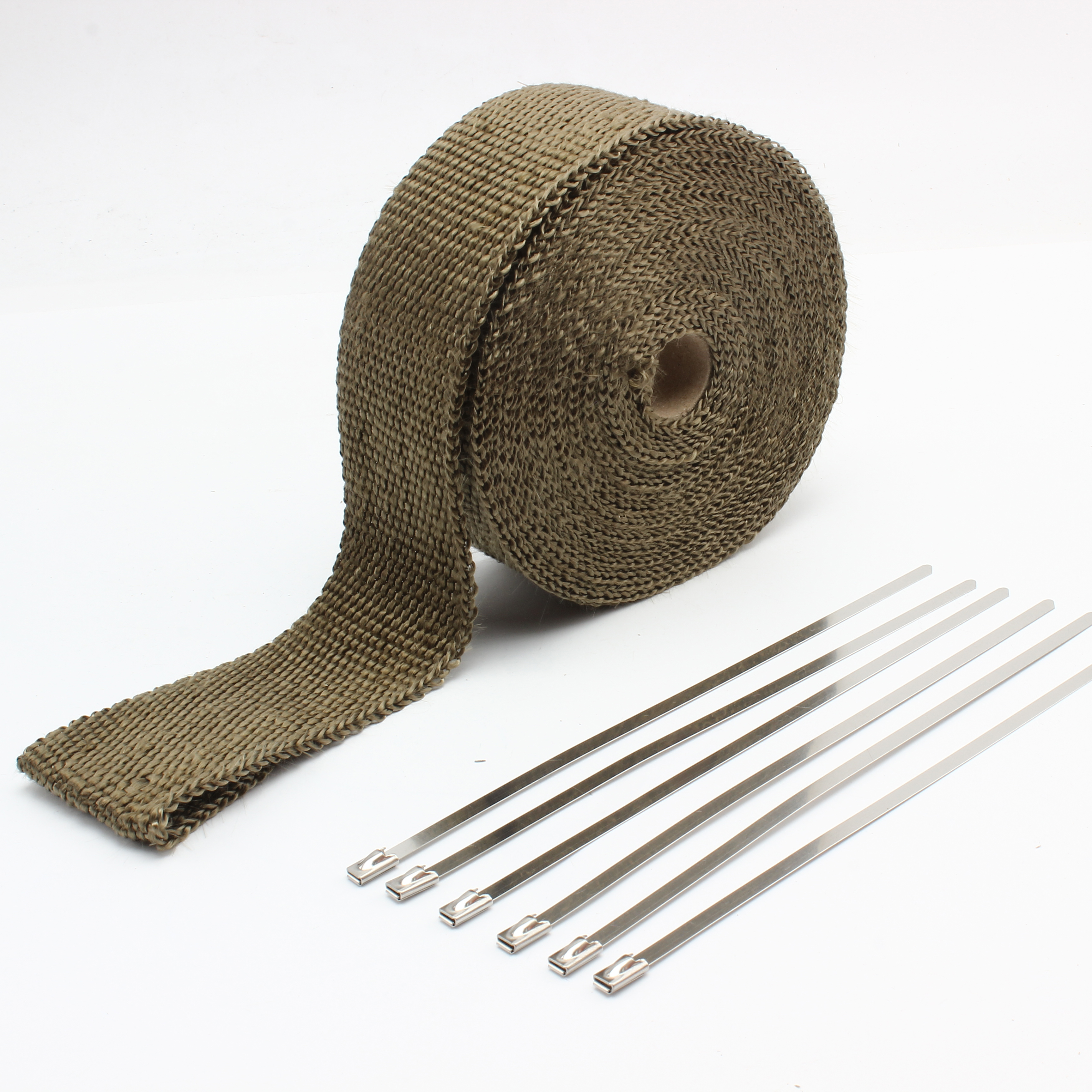 Exhaust Wrap Titanium - Durable Titanium Exhaust Guard Wrap For