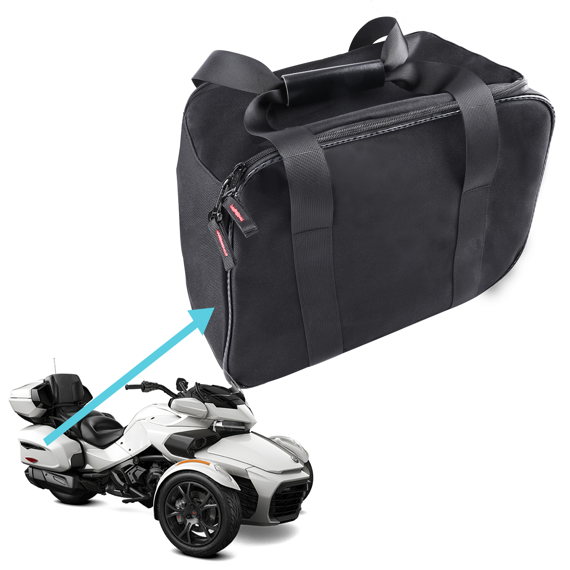 Magnetic Tank Bag - GoldFire Can Am Spyder RT Motorcycle
