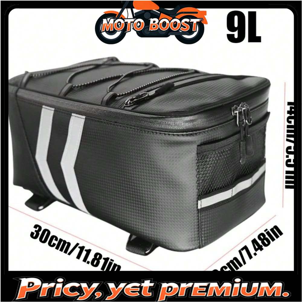 Motorcycle Gear Portland - 9L Motorcycle/Bicycle Reflective Trunk Bags Large