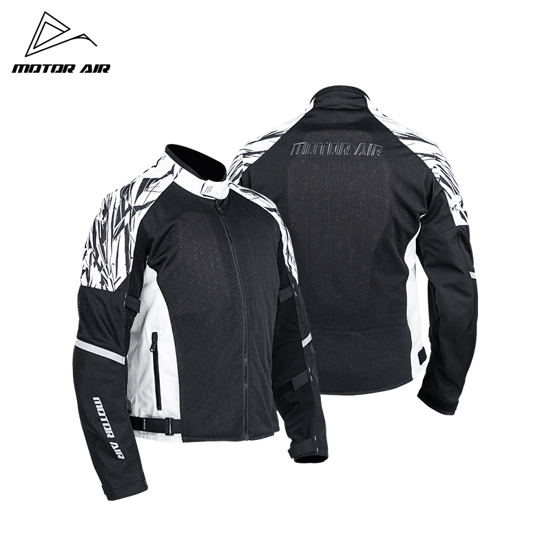 Motorcycle Gear White - Newest Black-white Motorcycle Jacket Men's Riding
