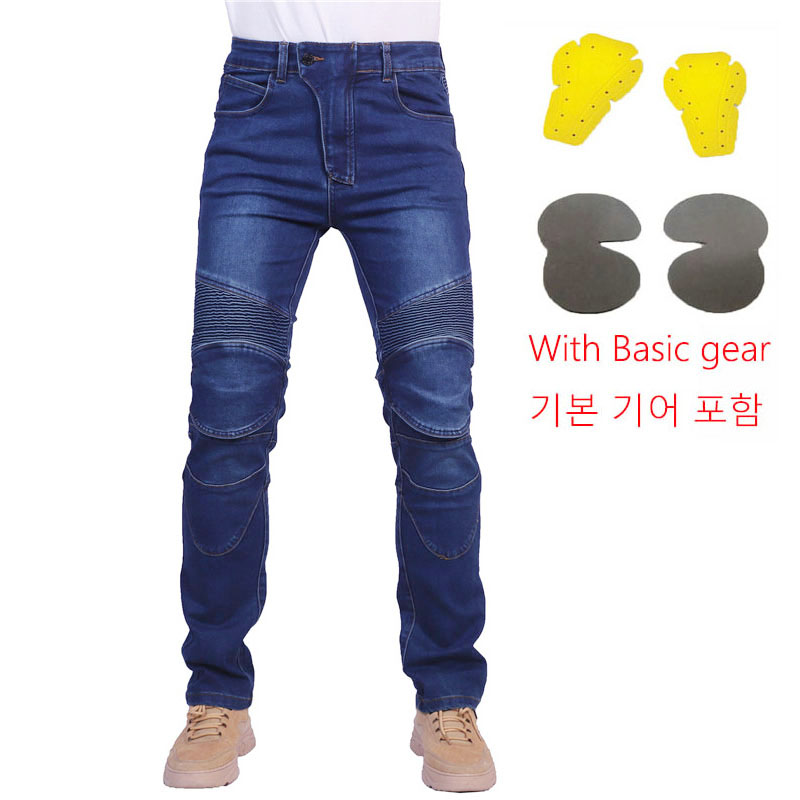 Men Jeans Embroidery Motorcycl - Motorcycle Gear Testing 评论和价格