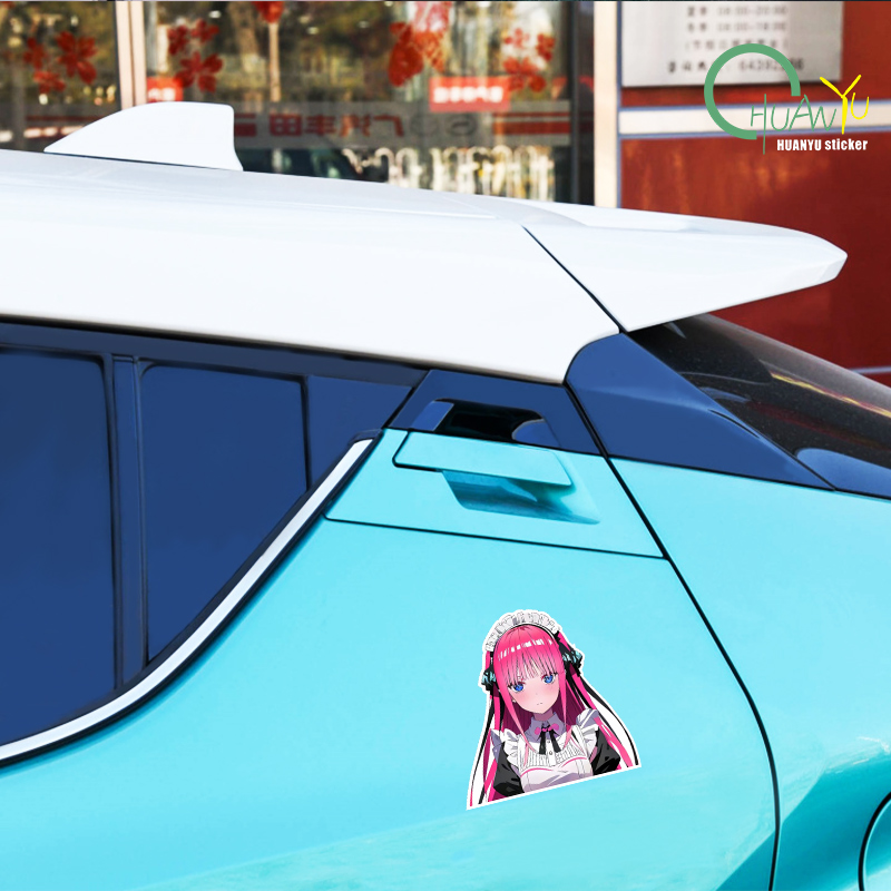JDM Cute Girl Anime Car Sticke - Motorcycle Gear Equipment 评论和价格