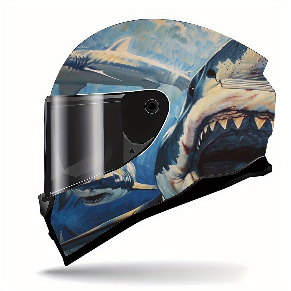Great White Shark Motorcycle H - Motorcycle Gear White 评论和价格