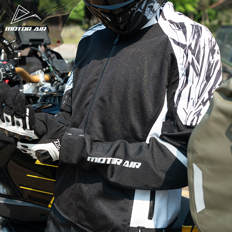 Black&White Motorcycle Jacket  - Motorcycle Gear White 评论和价格