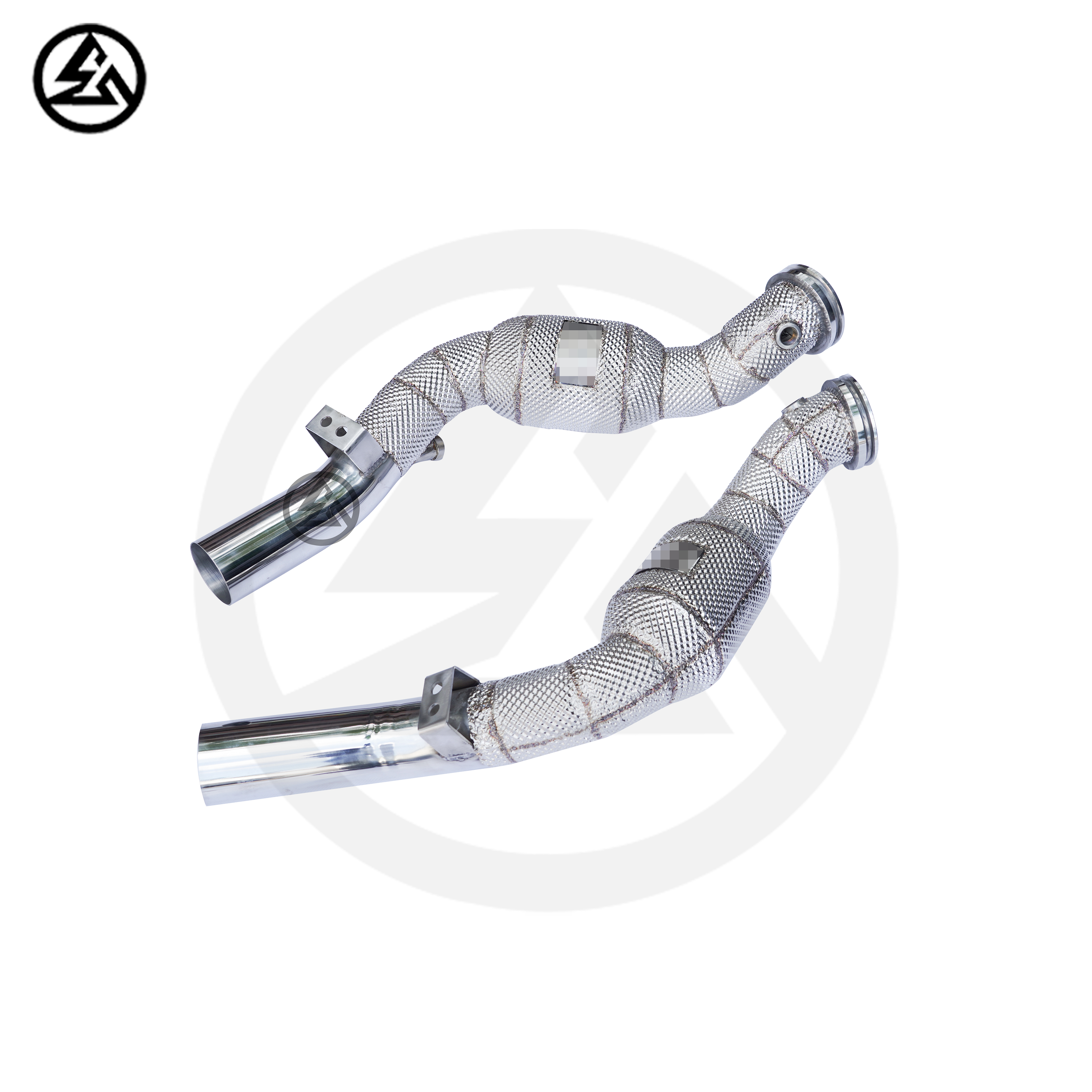 Hot Heat Wrapped Sport Downpip - Exhaust Wrap Titanium 评论和价格