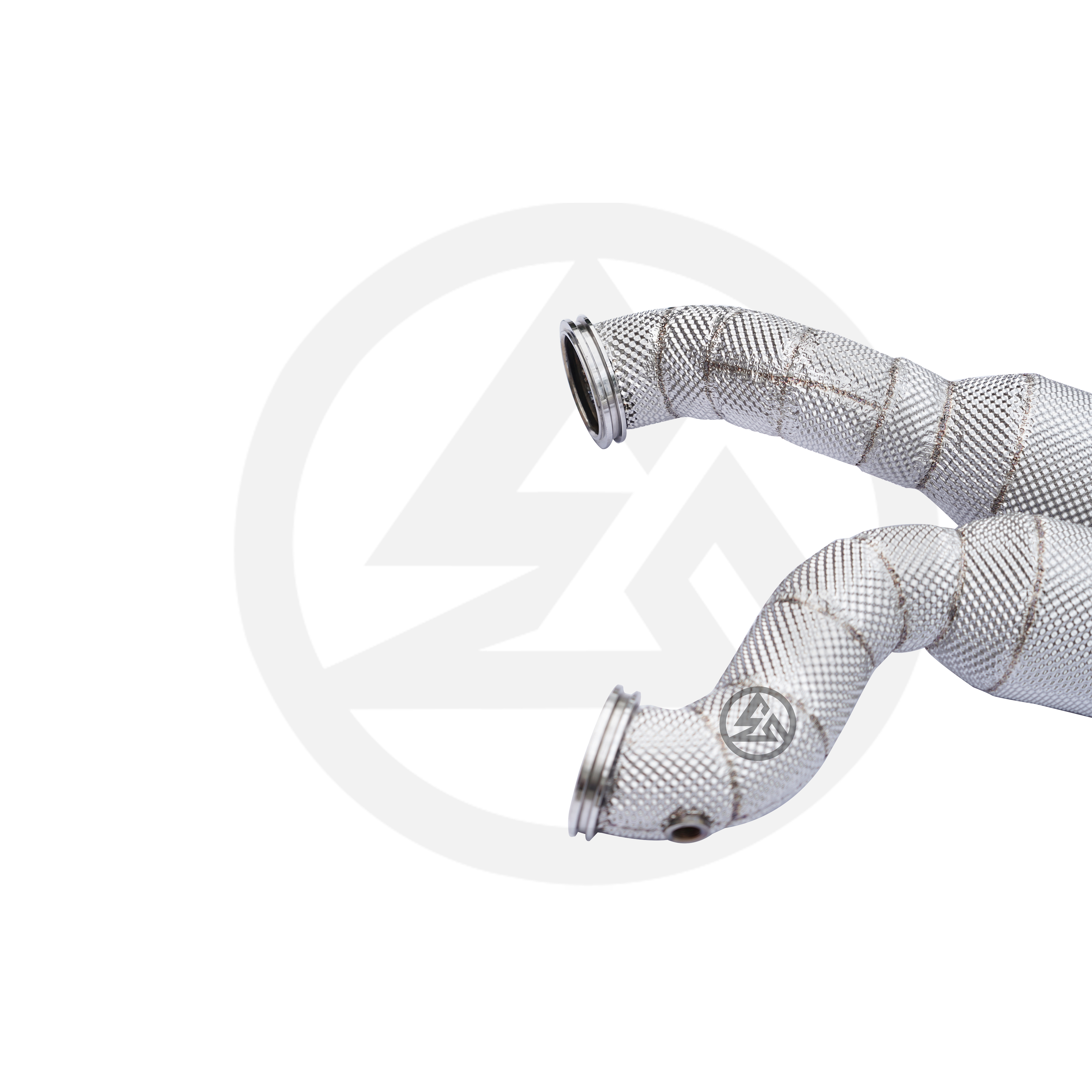 Hot Heat Wrapped Sport Downpip - Exhaust Wrap Titanium 评论和价格