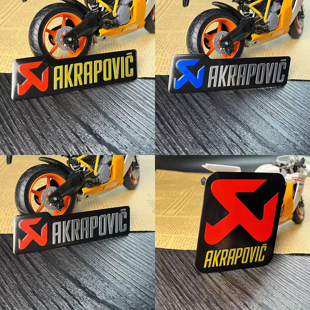 Motorcycle Exhaust Decals, 3D  - Motorcycle Gear Equipment 评论和价格