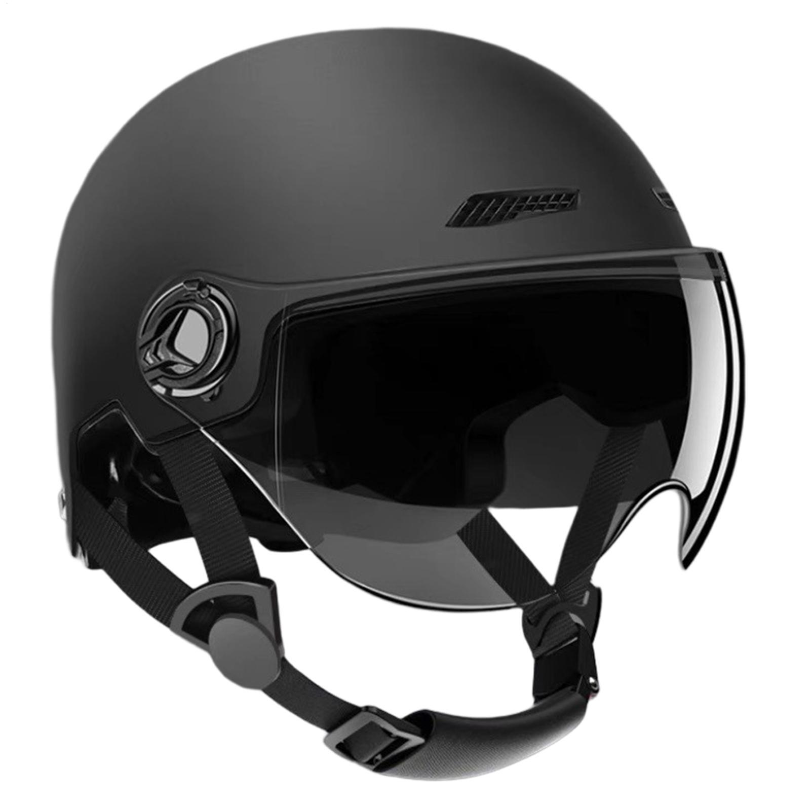 Motorcycle Riding Helmet Half  - Motorcycle Gear White 评论和价格
