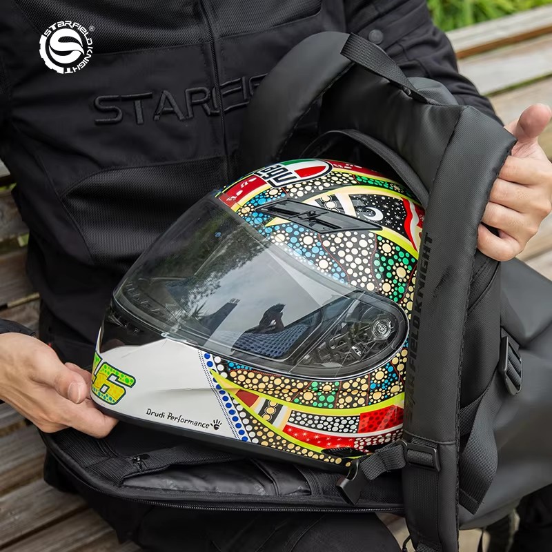SFK Large Capacity Motorcycle  - Motorcycle Gear White 评论和价格