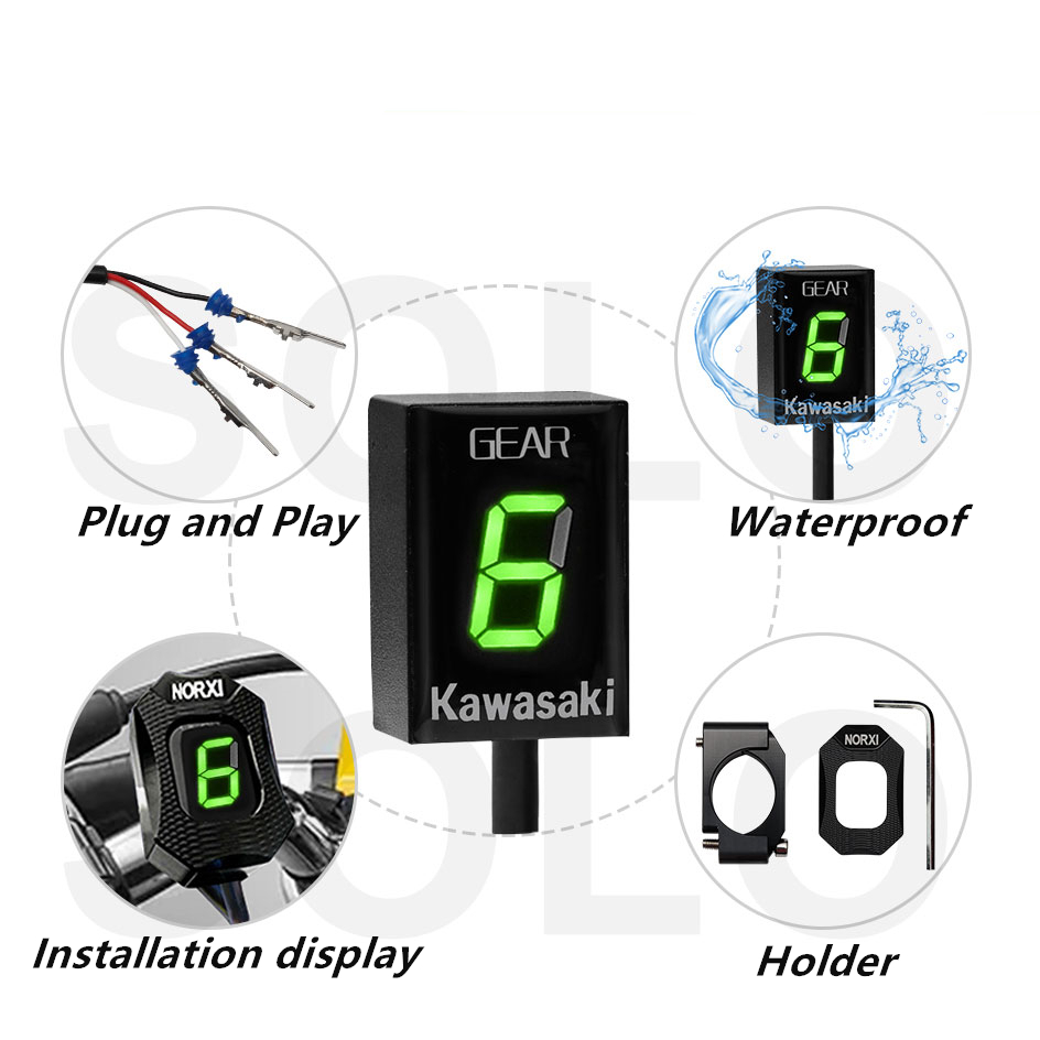 Motorcycle Gear Indicator 1-6  - Motorcycle Gear Ratio 评论和价格