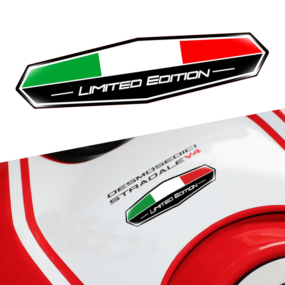 Italy Flag 3D Epoxy Sticker Mo - Motorcycle Gear Equipment 评论和价格