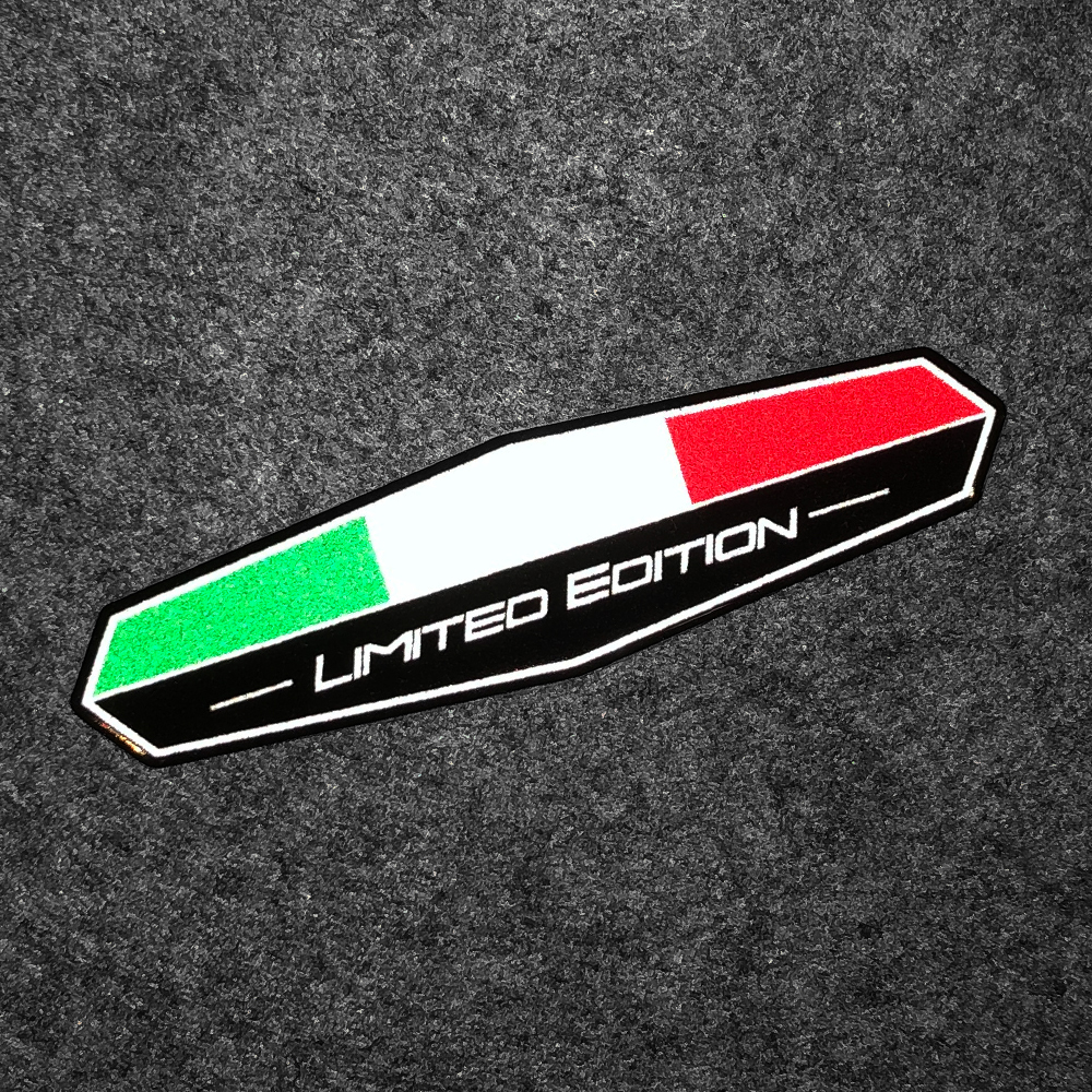Italy Flag 3D Epoxy Sticker Mo - Motorcycle Gear Equipment 评论和价格