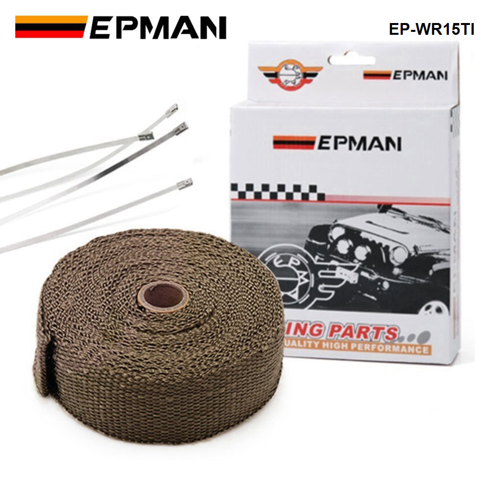 Titanium Turbo Manifold Heat E - Exhaust Wrap Titanium 评论和价格