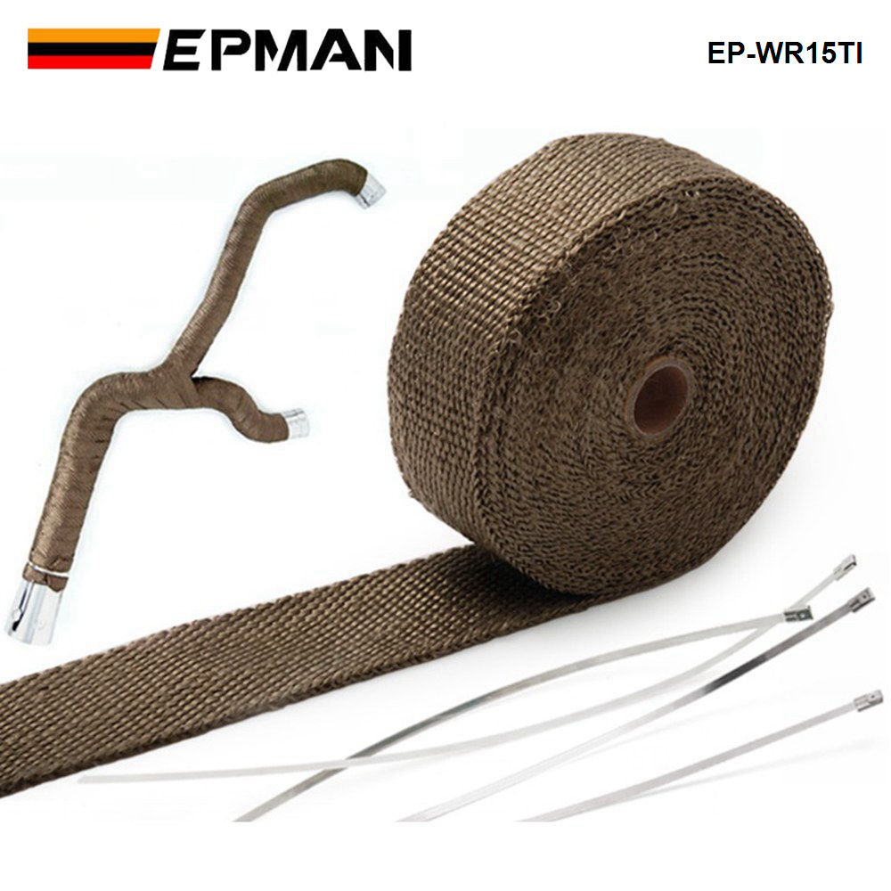 Titanium Turbo Manifold Heat E - Exhaust Wrap Titanium 评论和价格